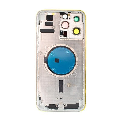 Rear Housing for iPhone 14 Pro Max (NO LOGO)-Silver Rear Housing for iPhone 14 Pro Max (NO LOGO)-Silver